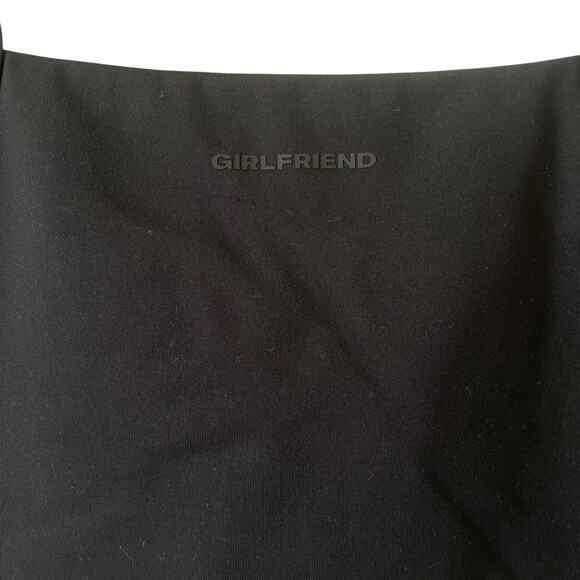 GIRLFRIEND Collective Black Julia Cowl Neck Bra Size Large - Picture 6 of 7